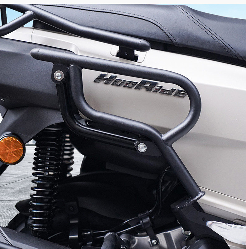 Suitable for Wuyang Honda Hrd125 Scooter Front and Rear Bumper Protection Bars, Exhaust Bar Protection, and Modification