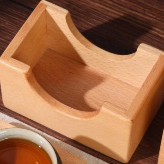 Rosewood madera de acacia bambú aislamiento estera montaña negro nogal redondo cuadrado de madera maciza posavasos Kung Fu té montaña