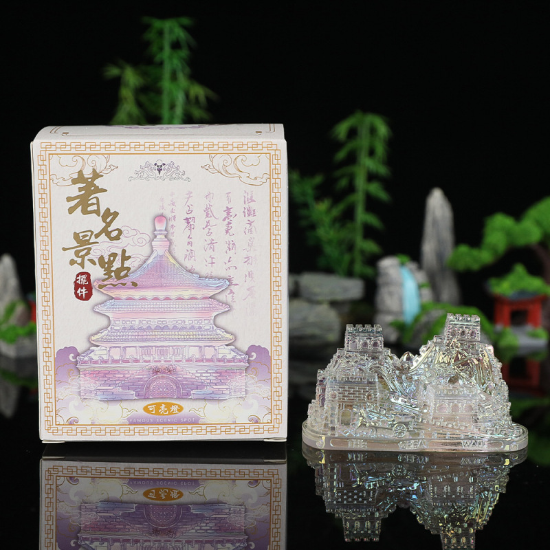 著名景点古建筑文创摆件西安大雁塔钟楼老君山黄鹤楼装饰创意礼品|undefined