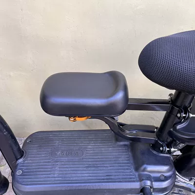 Electric car child seat Car Baby Front Seat, Electric - special-for-models-with-thick-straight-seat-posts-installed-and-shipped-without-assembly-tool-anti-slip-pads-load-capacity-100kg-single-seat-stylish-black