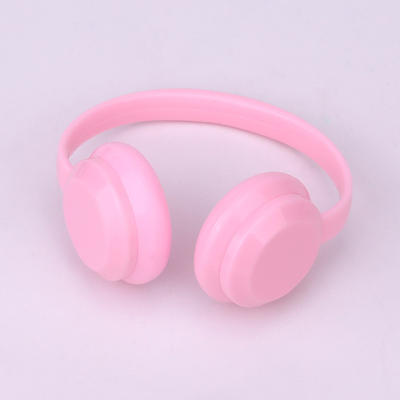 ヘッドフォンに適した 17 センチメートル Labubu ヘッドフォン 10cm 人形 labubu ヘッドセットベビー服アクセサリー靴服アクセサリー|undefined