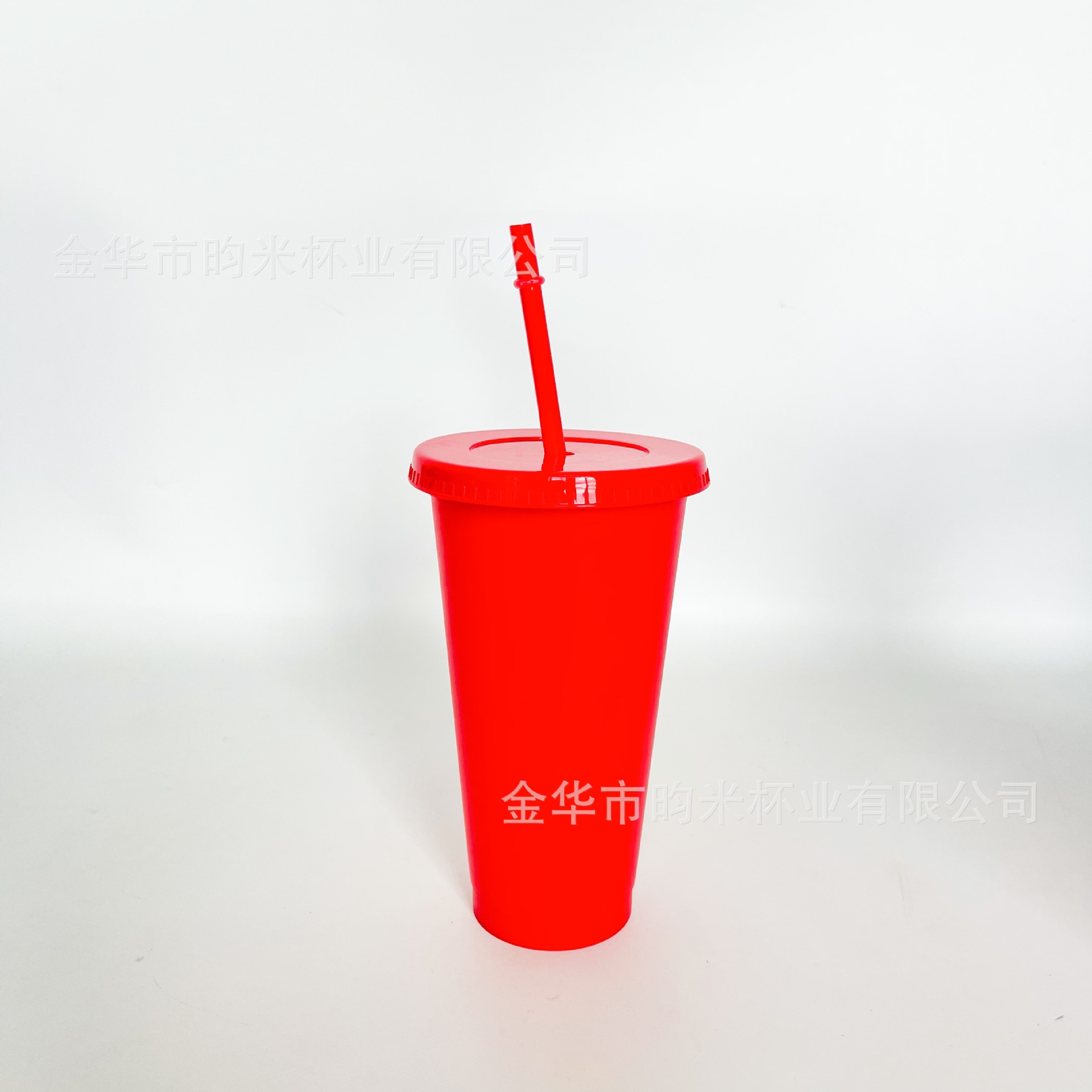 Transfronterizo PP color 24OZ taza de paja taza de té de leche de gran capacidad 710ML taza de plástico monocapa de color sólido se puede imprimir logotipo