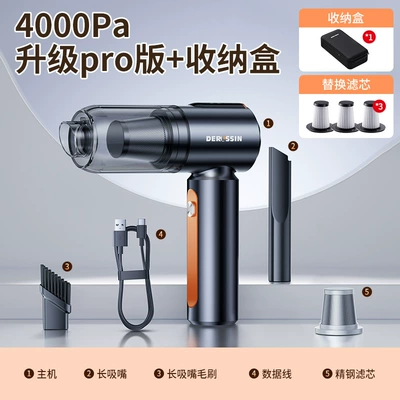Tozsoranlar Brushless Blowing and Suction Household - 4000pa-standard-pro-version-free-3-filter-elements-storage-box