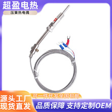压簧热电偶 K型WZPT-01温度传感器测温探头耐高温PT100热电阻现货