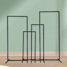 婚礼铁艺架子婚庆道具新款铁艺屏风现场布置装饰拱门背景架伸缩杆