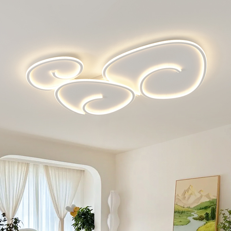 [Seleccionado cuidadosamente] Lámpara de sala de estar, lámpara de techo de protección ocular, lámpara principal de sala simple moderna, nueva lámpara de habitación de dormitorio para el hogar