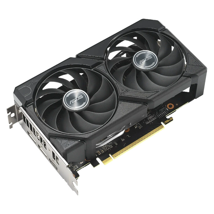 Графическая карта ASUS DUAL RX 9060 XT, 8 ГБ, двойной вентилятор, PCIe, компактная игровая/редакционная GPU