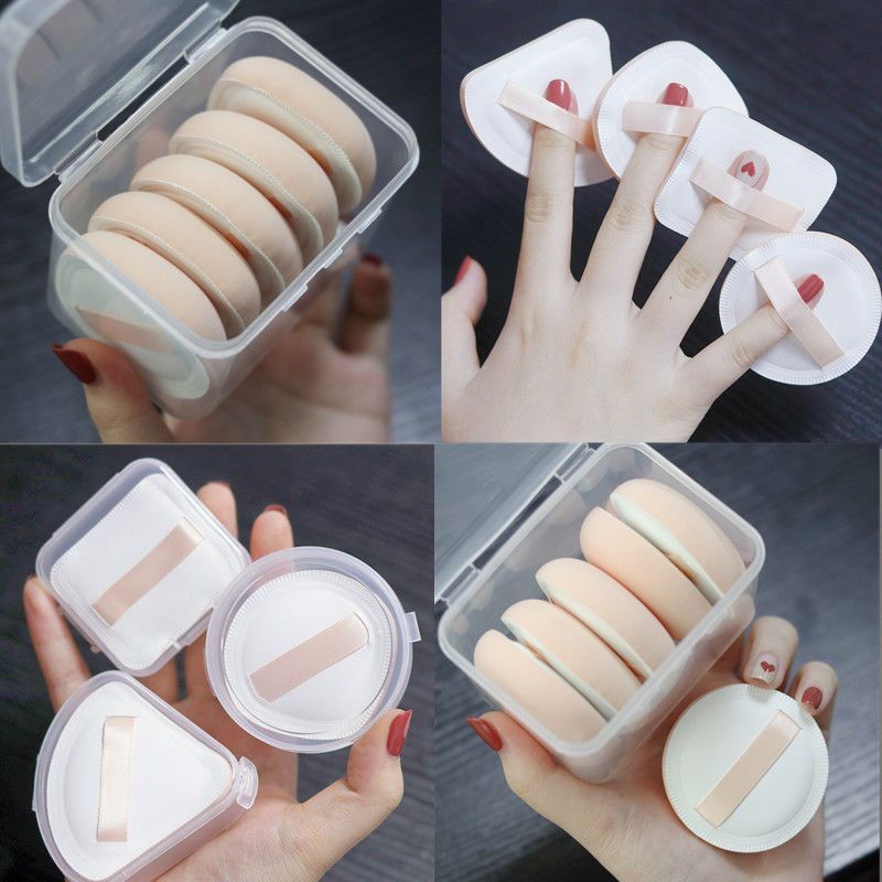 Marshmallow Powder Puff Air Cushion Foundation Special Beauty Egg Triangle Square Cosmetic Puff Sponge Powder Puff Dry and Wet Dual Use