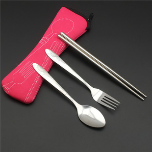 Stainless steel tableware set travel portable tableware tableware set new gift activities easy to use