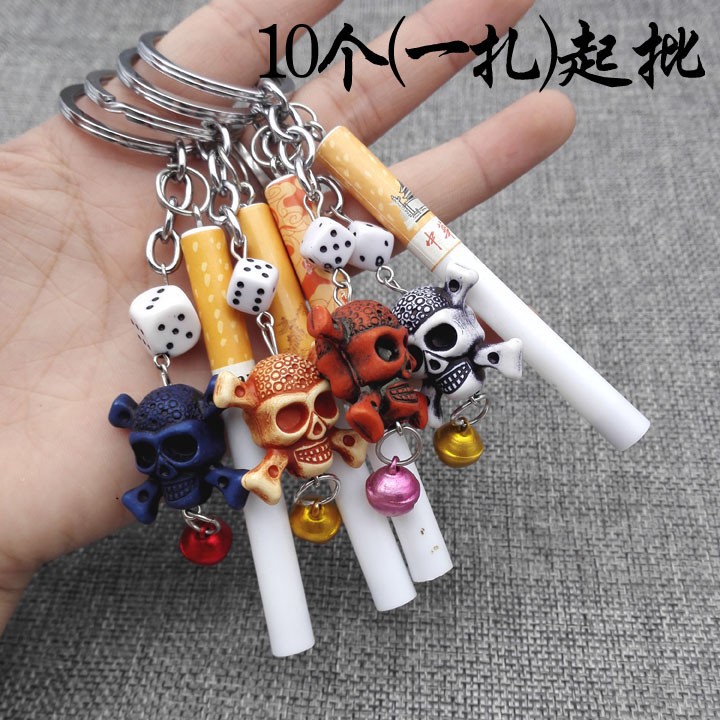 Clase 72 antiguo llavero colgante coche llavero vintage bolsa accesorios creativo colgante 2 yuanes tienda al por mayor