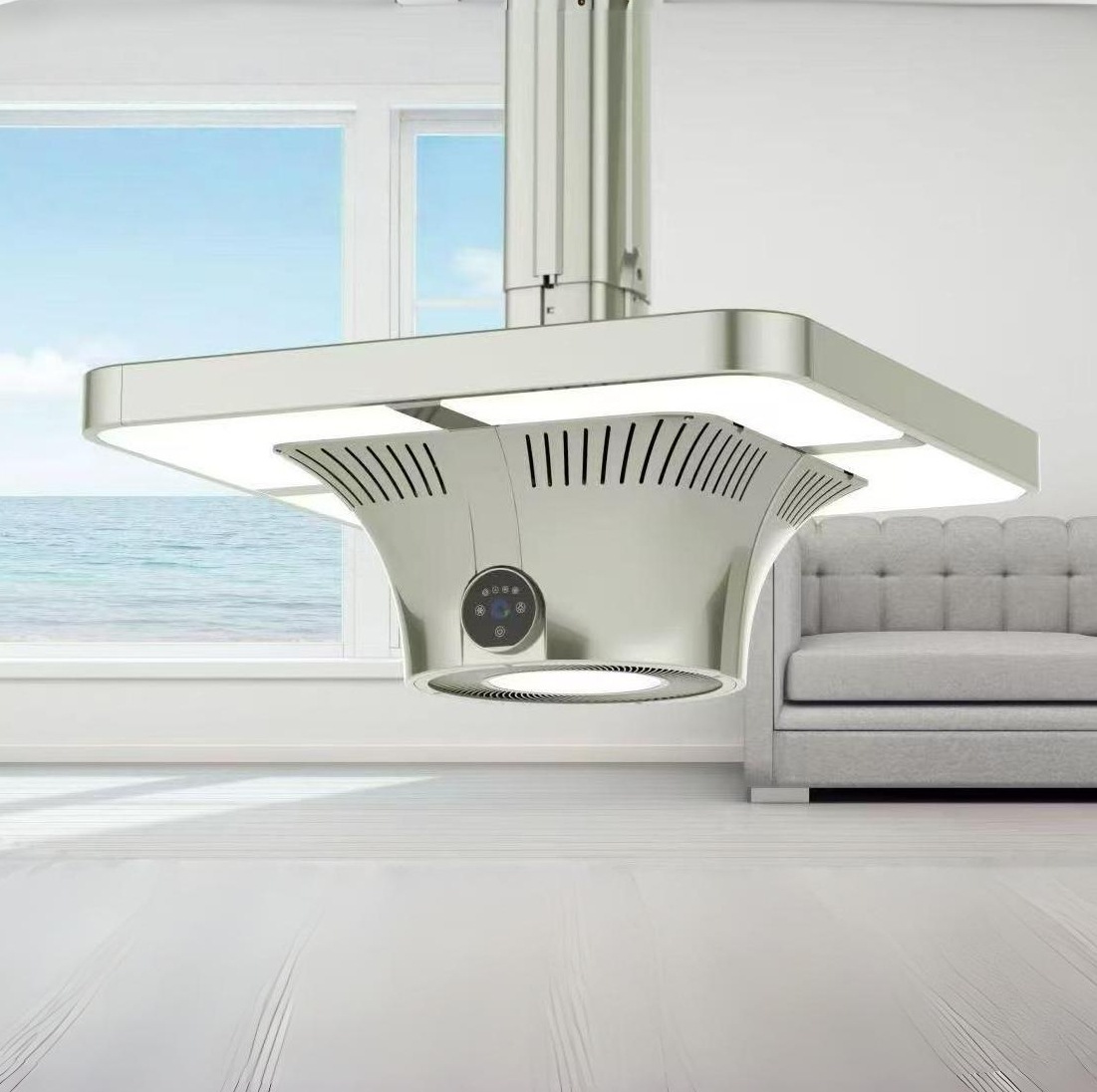 회색 직선 행 숨겨진 설치