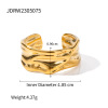 Ring suitable for men and women for beloved stainless steel, European style, does not fade, 750 sample gold