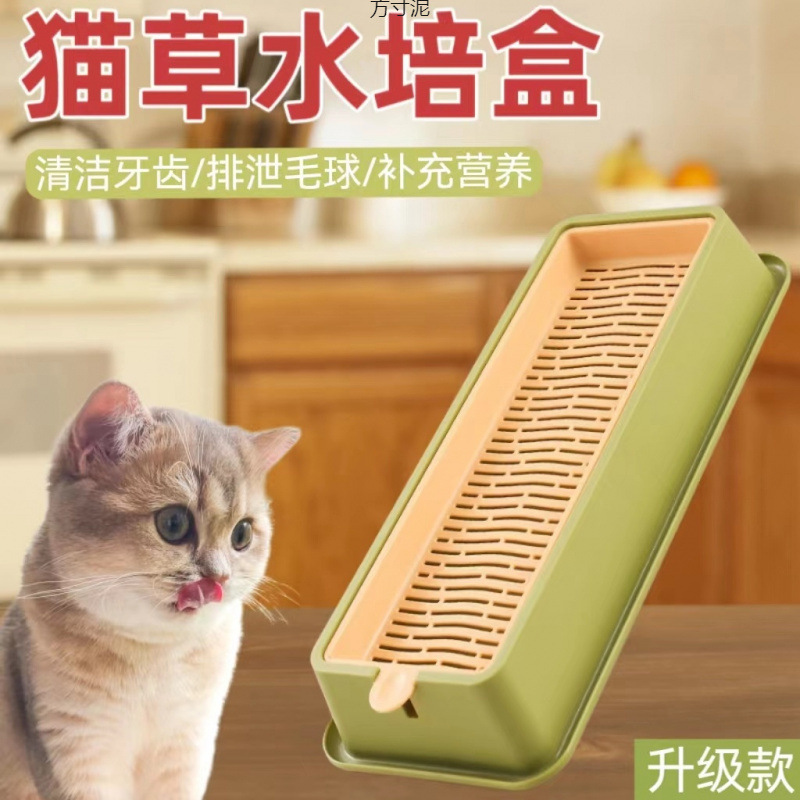 Hydroponic Box Cat Set Cat Seeds Cat Snacks Teething Stick Lazy Potted Hair Removal Ball Cat Supplies Wholesale