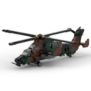 Building Blocks Moc-154526 Ec665 Tiger Helicopter Model 932 Particle Number t