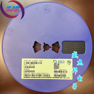CJ3407�zӡ3407 SOT-23 P�ϵ������͈�Ч��MOSFET��ȫ�¬F؛