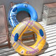 Large Size Double-Layer Thickened Ring Summer Line Swimming Children's Swimming Ring Adult Portable Inflatable Enlarged Armpit Ring