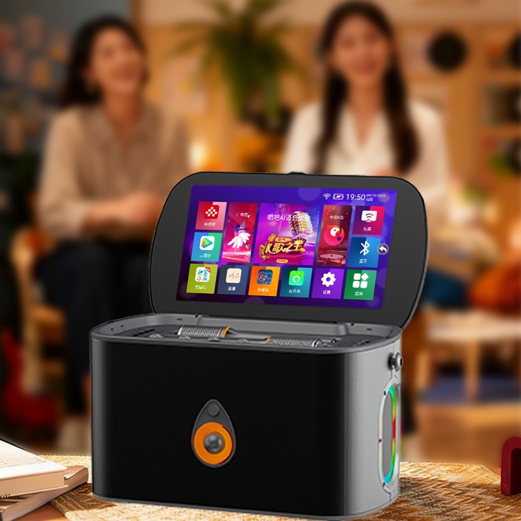 New 12inch Display Outdoor Portable K90 Karaoke Machine Home Ktv Karaoke System Karaoke Audio Set