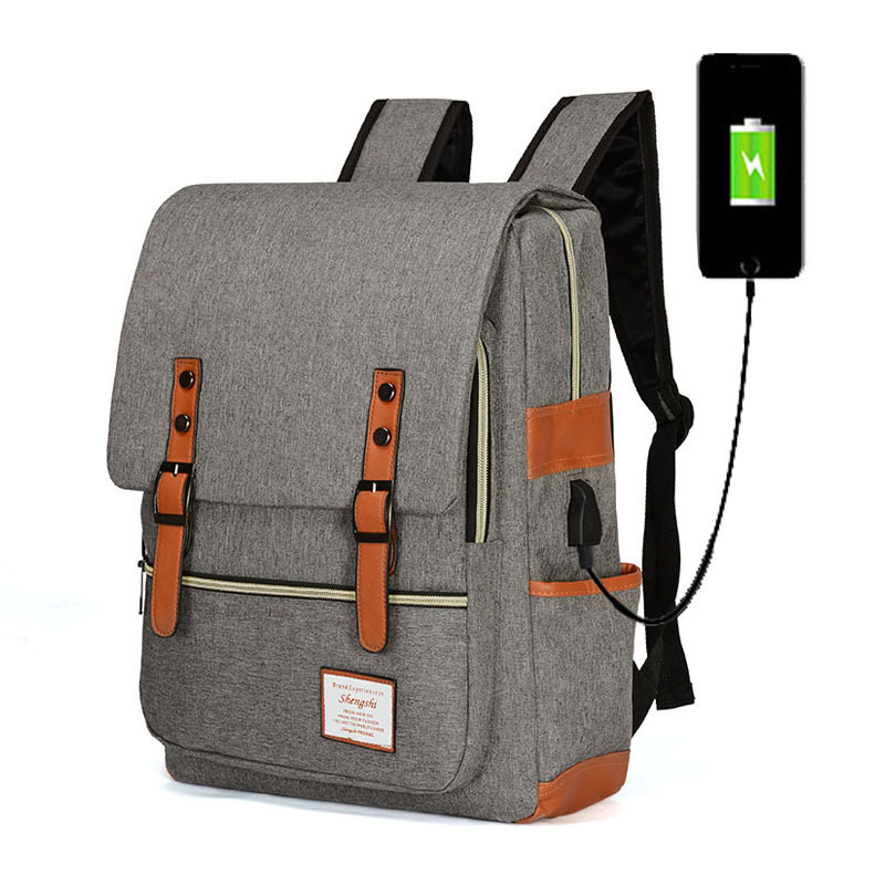 Large-Capacity Business Casual Backpack Laptop Backpack Cross-Border New High School Student Junior High School Student School Bag