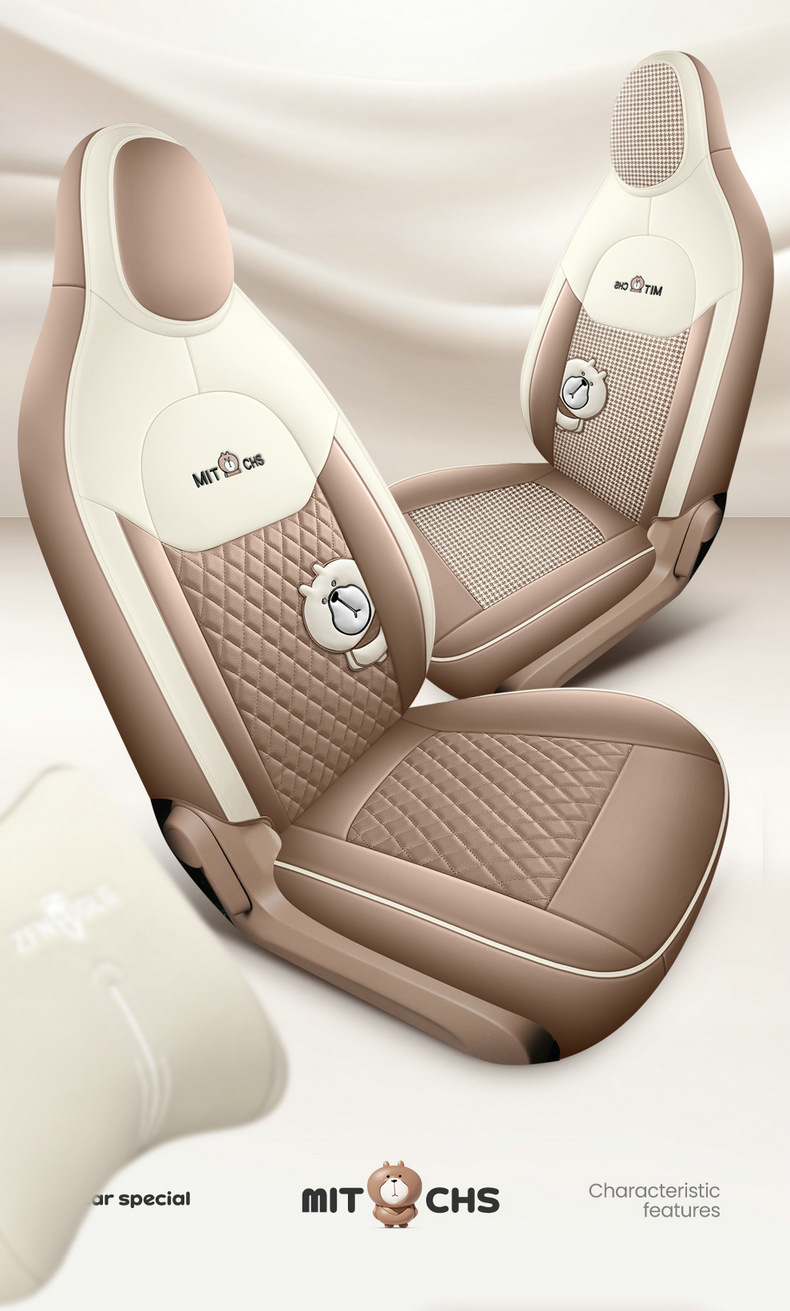 Wuling Hongguang Mini Fourth-Generation Seat Covers, Four-Door Version, Mini Macaron, Fourth-Generation Seat Covers, Mini Ev Car Decoration