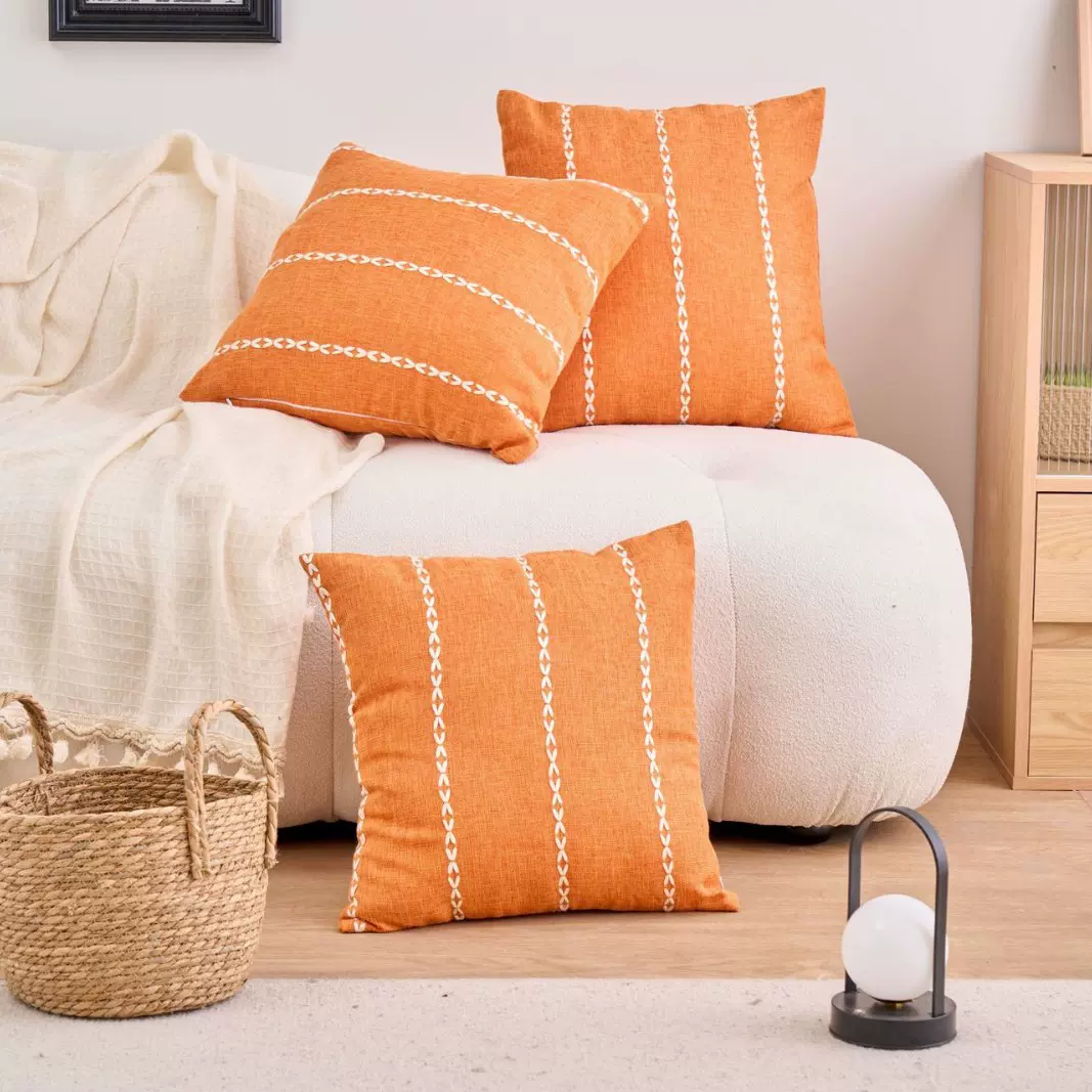 伊缦琪韵几何多色抱枕套沙发靠枕现代简约靠垫套样板房抱枕不含芯