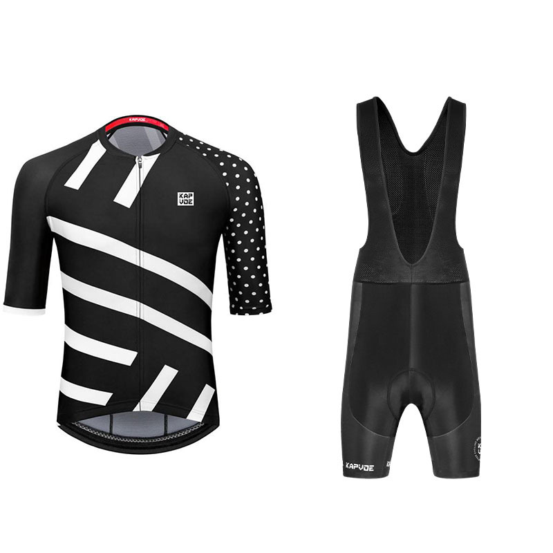 Ropa de ciclismo de manga media Monos exclusivos transfronterizos Traje de verano Bicicleta de carretera Bicicleta Transpirable Top de hombre