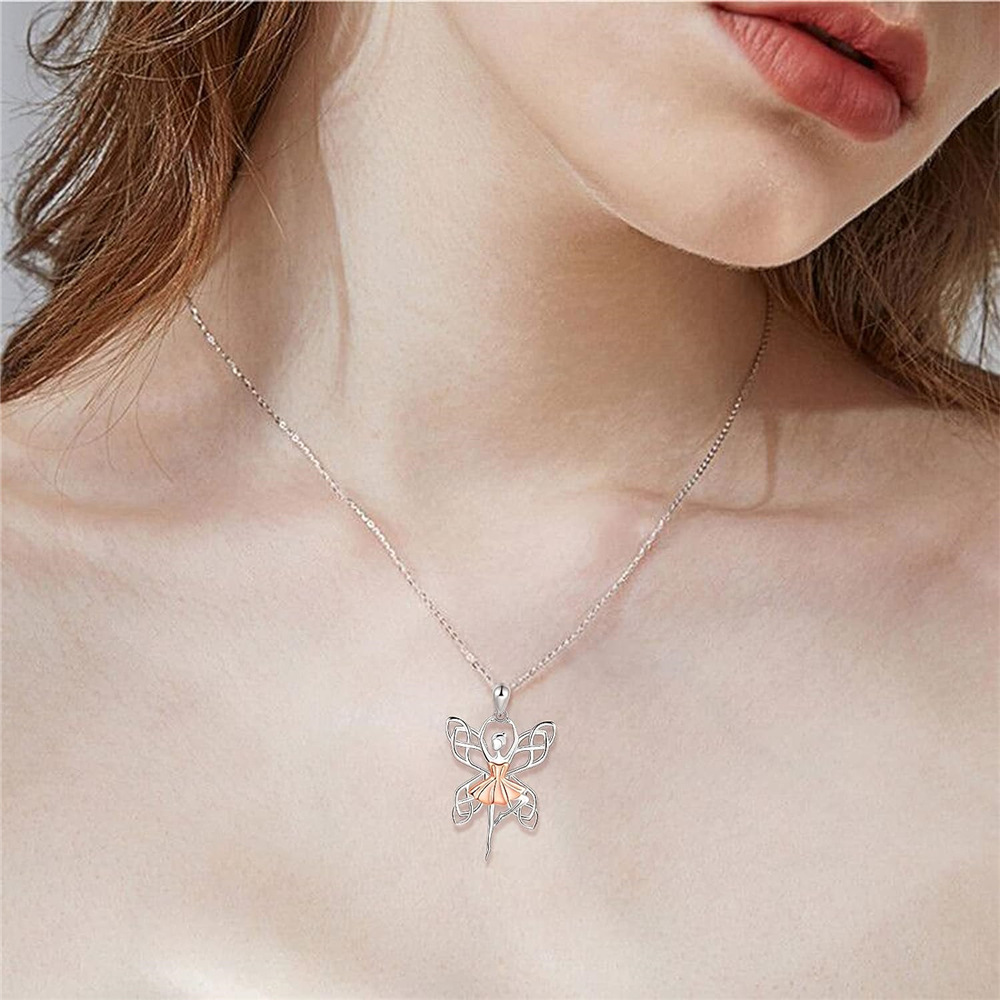 Hot Selling Minimalistische En Mooie Dans Elf Hanger Ketting Trend, Dames Sieraden Accessoires Geschenken_voghion.com