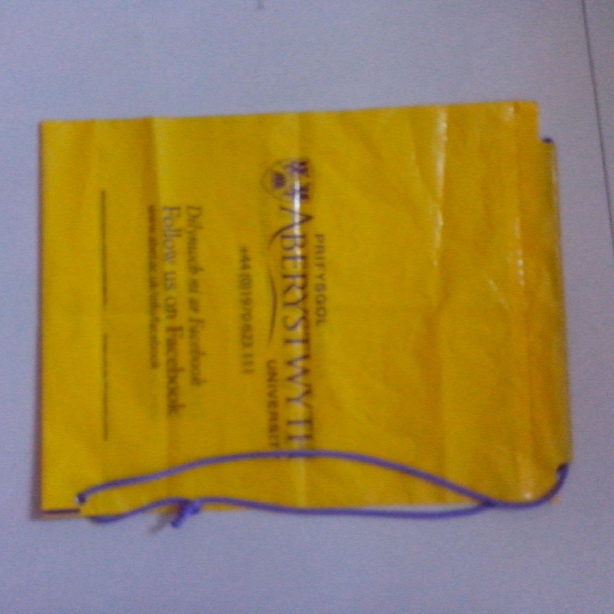 厂家值供LDPE穿绳塑料袋PE背包袋PE束口袋