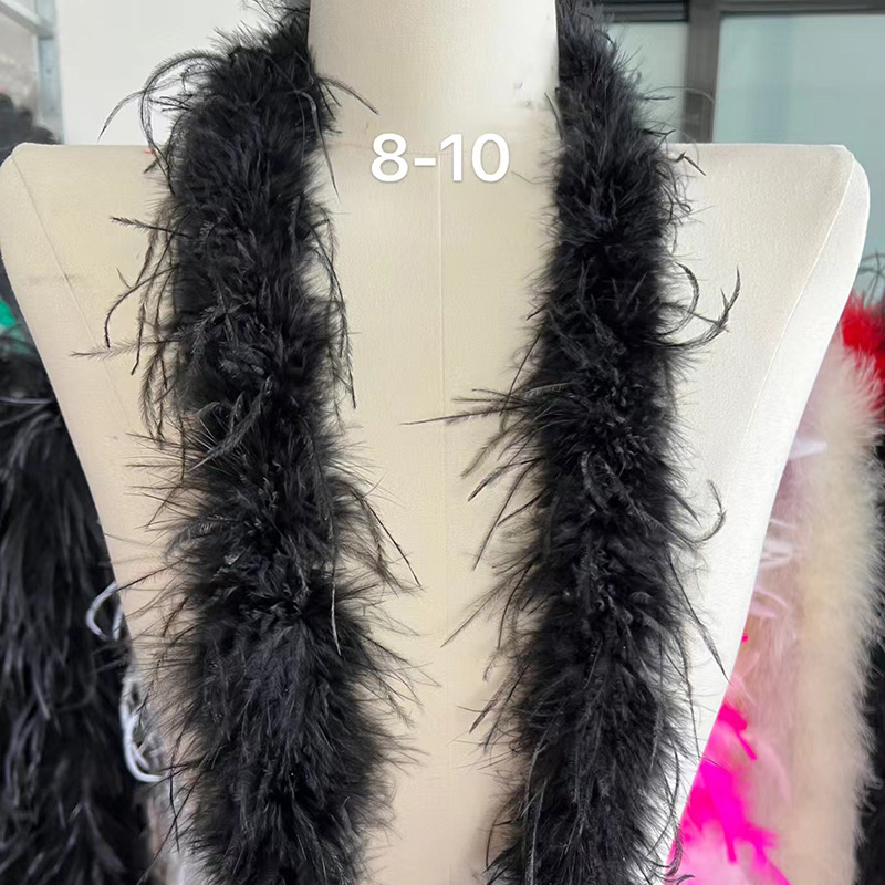 Plumas negras al por mayor DIY accesorios de decoración de ropa accesorios escenas de diseño de fábrica de plumas tienda directa