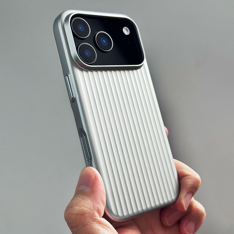 钛盾磁吸适用苹果17promax手机壳新款iPhone16瓦楞鎏金保护套|undefined
