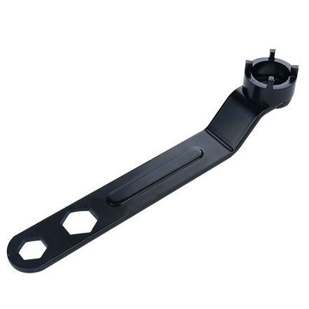 (2개) 도매 새로운 업그레이드 앵글 그라인더 4 턱 렌치 두꺼운 분해 연마 플레이트 4 턱 렌치 압력 플레이트 분해 및 조립