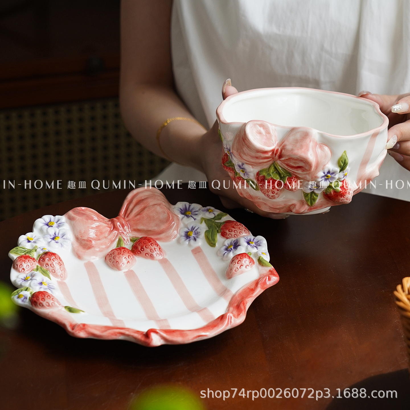Juego de Tazas y Platos de Cerámica, Decorativo, para Navidad y Té de la Tarde
