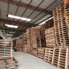 二手木托盘叉车旧木卡板物流板仓库工厂出货用加厚型木栈板批发价