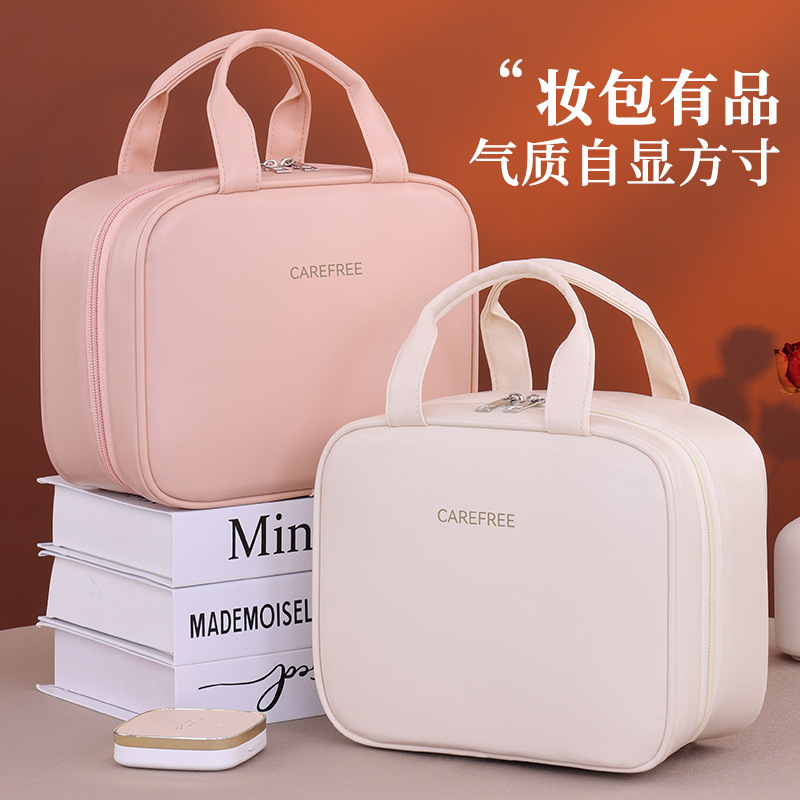 Amazon nuevo producto de alta calidad sensación de gran capacidad sin preocupaciones bolsa de maquillaje de viaje bolsa de maquillaje portátil bolsa de almacenamiento