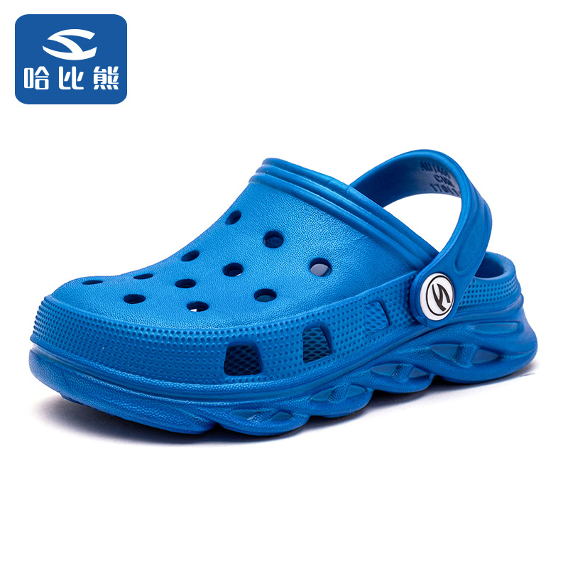 Zapatos para niños de Hobbit Bear Zapatillas para niños Zapatos con agujeros de eva 2024 Sandalias de verano para niñas Zapatos con agujeros de Baotou Zapatos para bebés