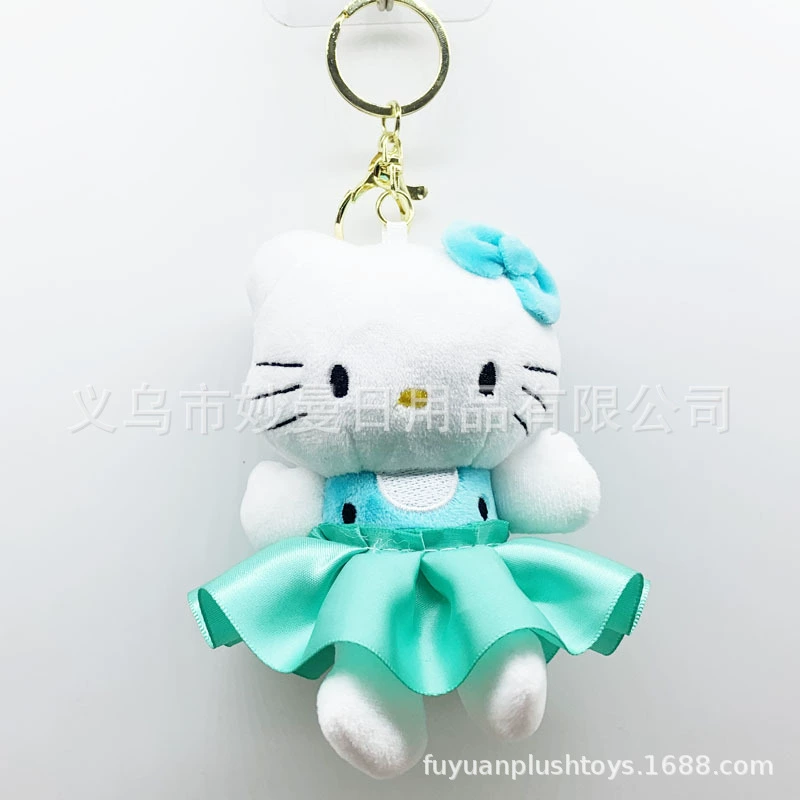 Plush pendant Hello Kitty keychain, 12 cm & 15 cm variants, assorted styles