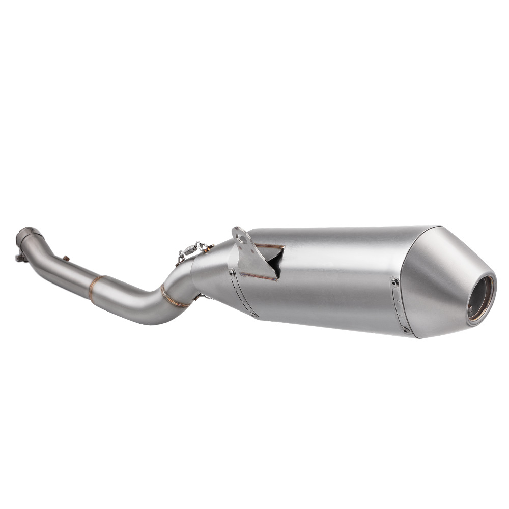 Motorcycle off-road vehicle DR650 DRZ400 full-section exhaust pipe stainless steel front section tail section 2000-2022