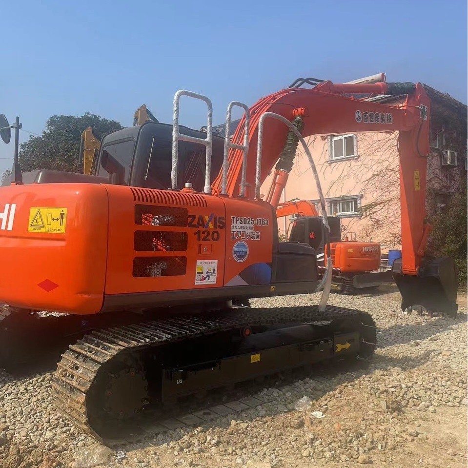 Exportación de línea nacional y extranjera de segunda mano Hitachi 120 excavadora 130 140 150 excavadora importada