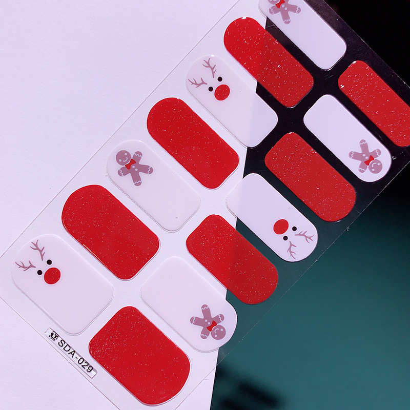 Cartoon Pattern Cartoon Style Style Christmas Cartoon Style Cartoon Resin Nail Decoration Accessories 1 Piece