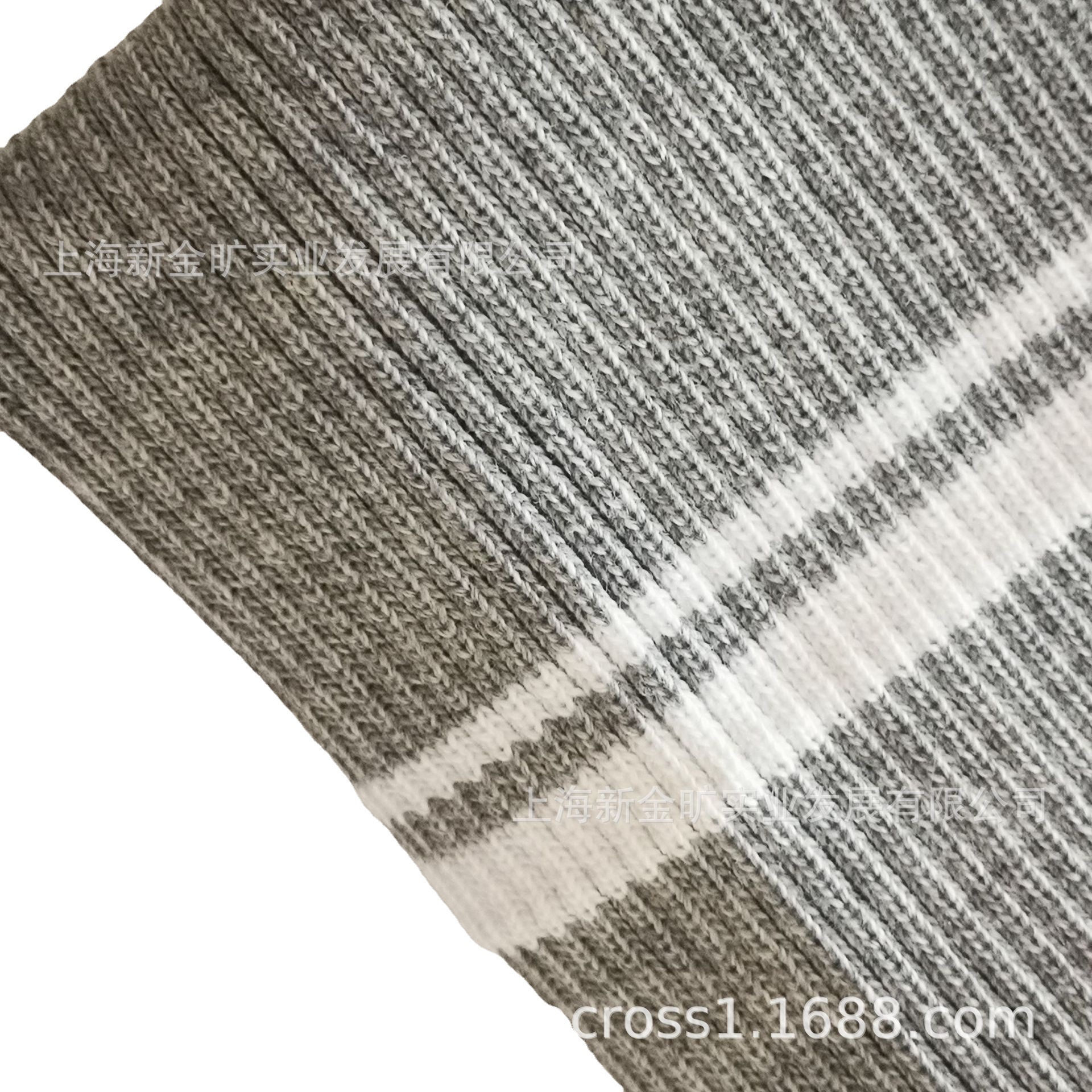 厂家供应针织面料色织彩条罗纹布2x2 休闲服领口袖口下摆横机罗纹