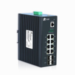COMER3000A-4GX8GE-L2-L2导轨式二层网管千兆工业交换机