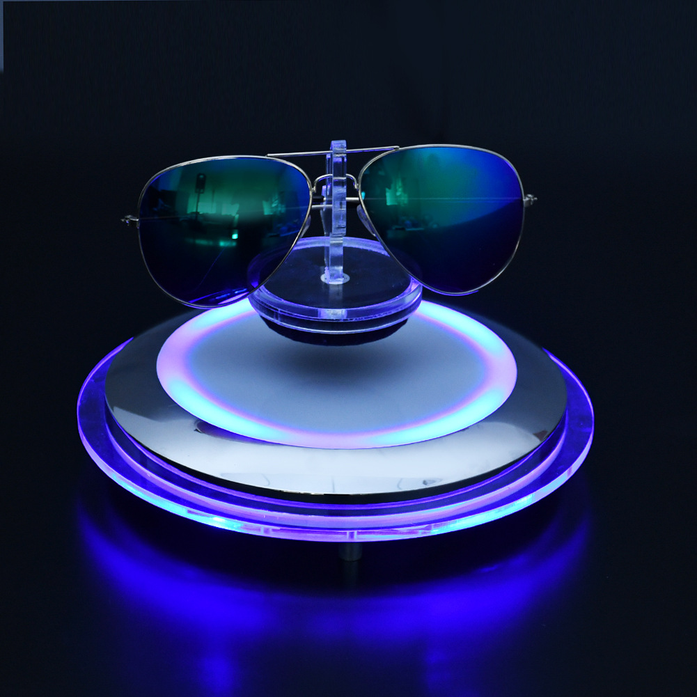 Magnetic Levitation Display Stand For Figurines, Jewelry, Creative Magnetic Levitation Trays, And Luminous Display Racks_maomaolike.com