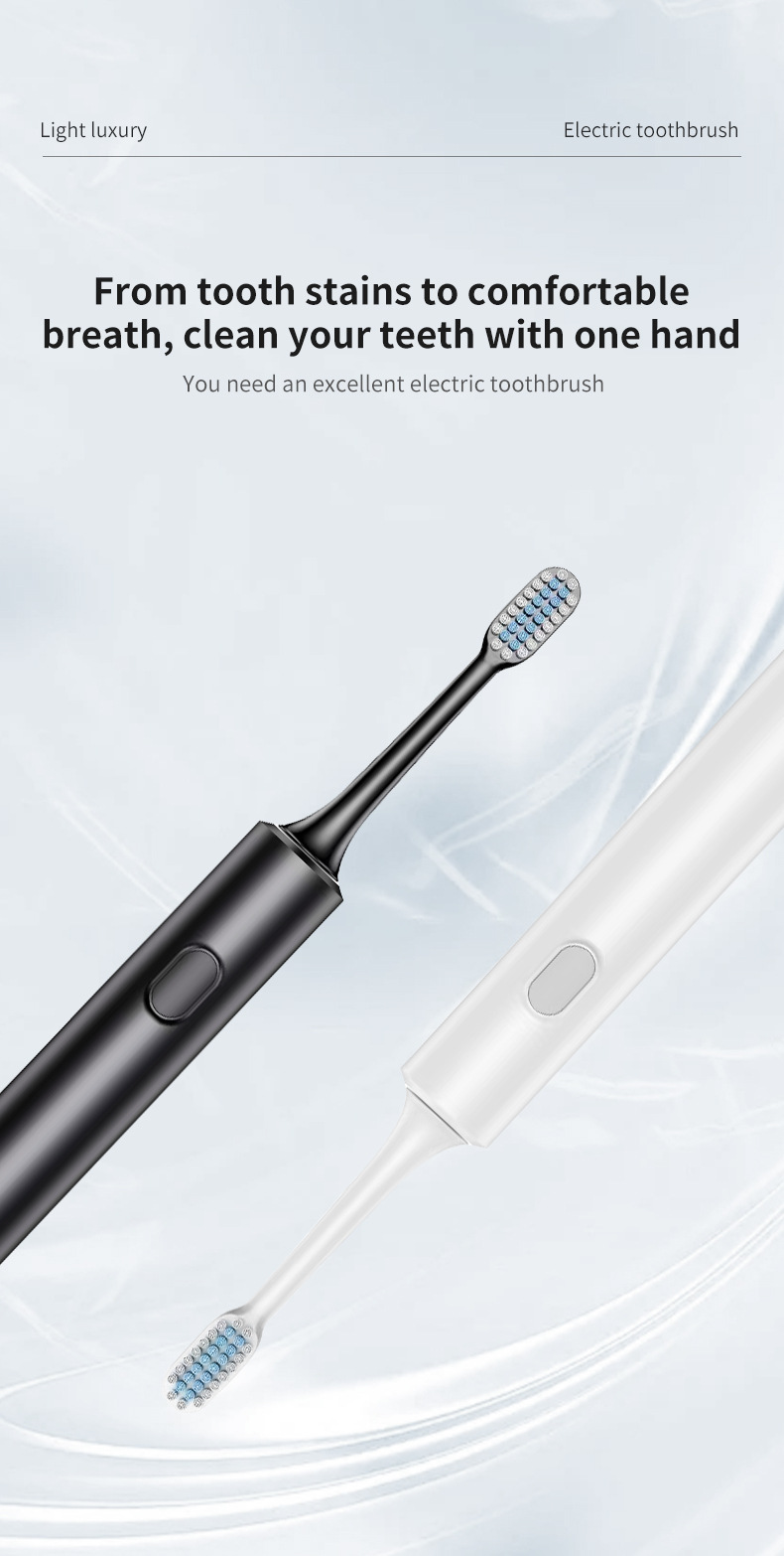 Brosse à dents électrique pour adultes – 5 modes, 30 000 à 39 999 vibrations/min, poils ultra-doux, autonomie de plus de 50 jours, chargement USB_voghion.com