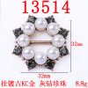 Metal golden stone inlay from pearl, belt, accessory, wholesale