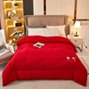 太阳绒大豆被子冬被大红婚庆加厚被芯 2022新双A类母婴级秋冬棉被