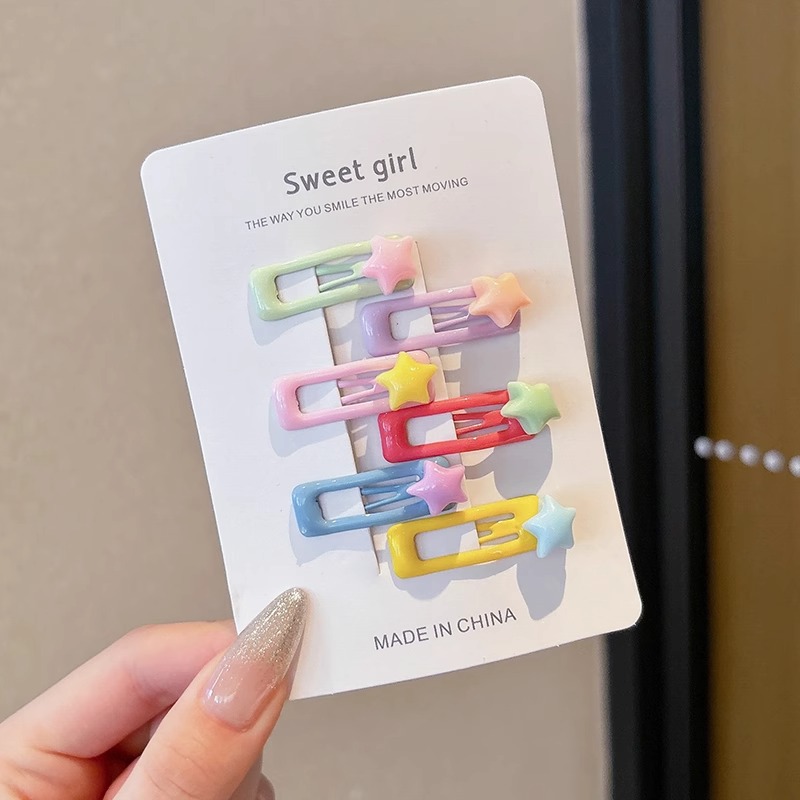 Bebé flecha broca para el cabello bebé no lastimar cabello pequeño broca para niños frente flecha BB clips lateral clips tocado