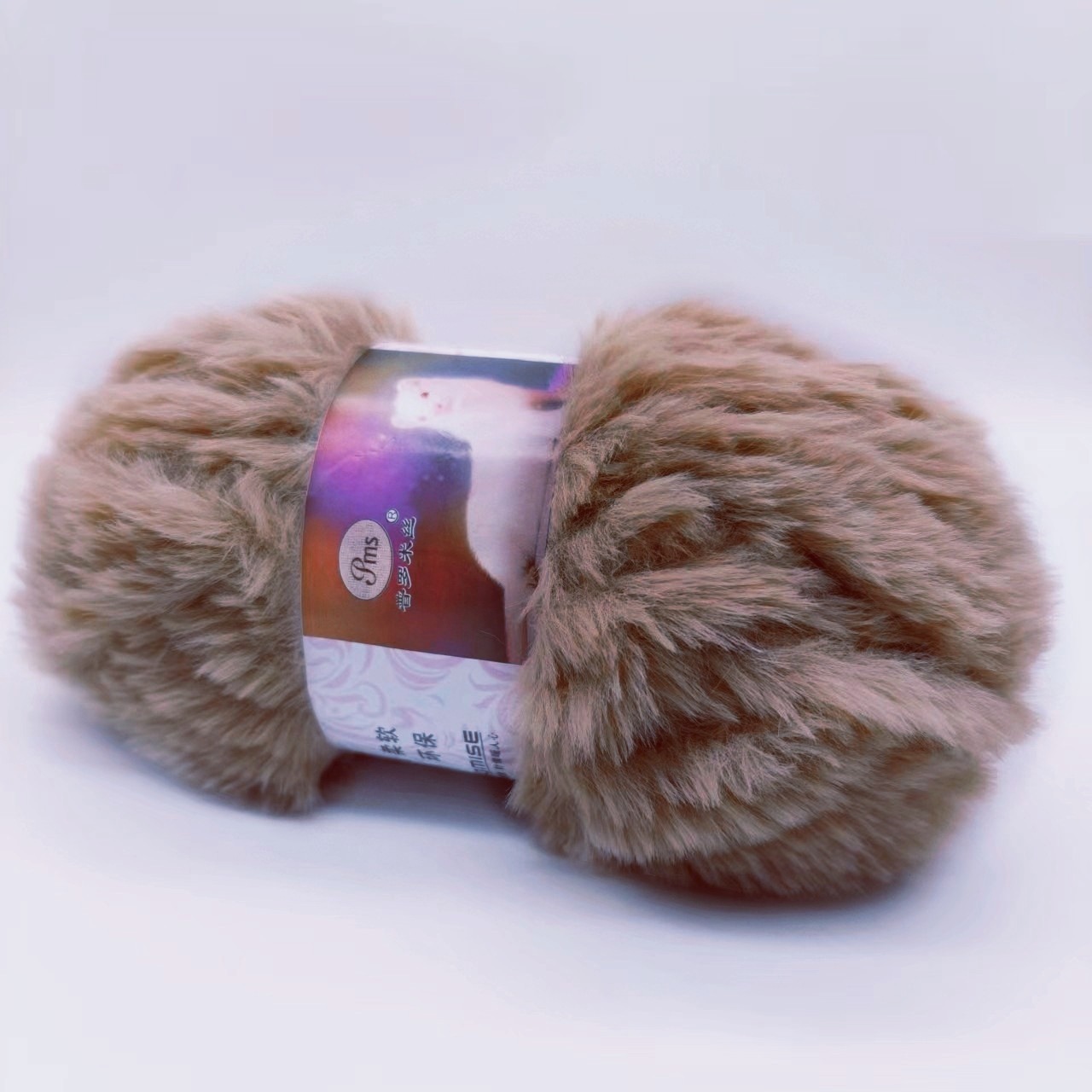 Imitación de visón terciopelo grueso lana tejida a mano DIY Imitación Piel terciopelo visón terciopelo sombrero bufanda manta hilo al por mayor