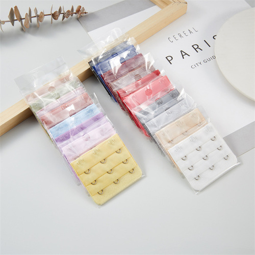 (Individual Packaging) Triple-Row Triple-Closure / Bra Extender Clasp / Bra Hook / Underwear Extender Hook / Adjustable Hook