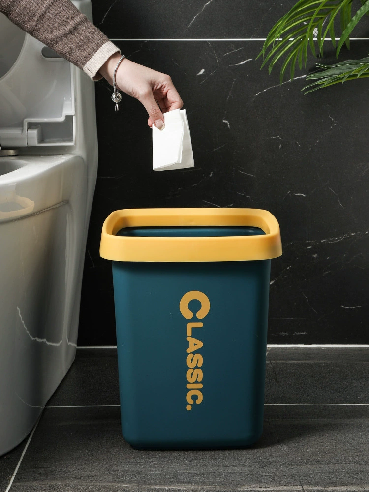 Производители Скандинавское квадратное давление Circle Home креативный мусор гостиная спальня большая ванная комната мусорные баки оптом