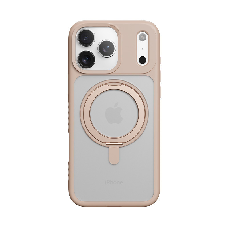 预售ROCK旋立系列肤感磁吸适用于iPhone17支架磁吸旋转支点手机壳|undefined