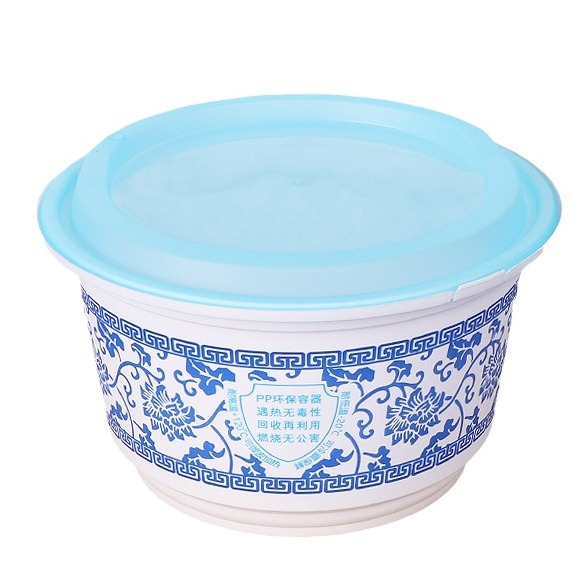 Caja de comedor desechable, caja de comedor de alta calidad, cerradura antirrobo, caja de comedor para llevar, sopa gruesa, fideos de sopa de lino, caja de comedor de embalaje a prueba de fugas
